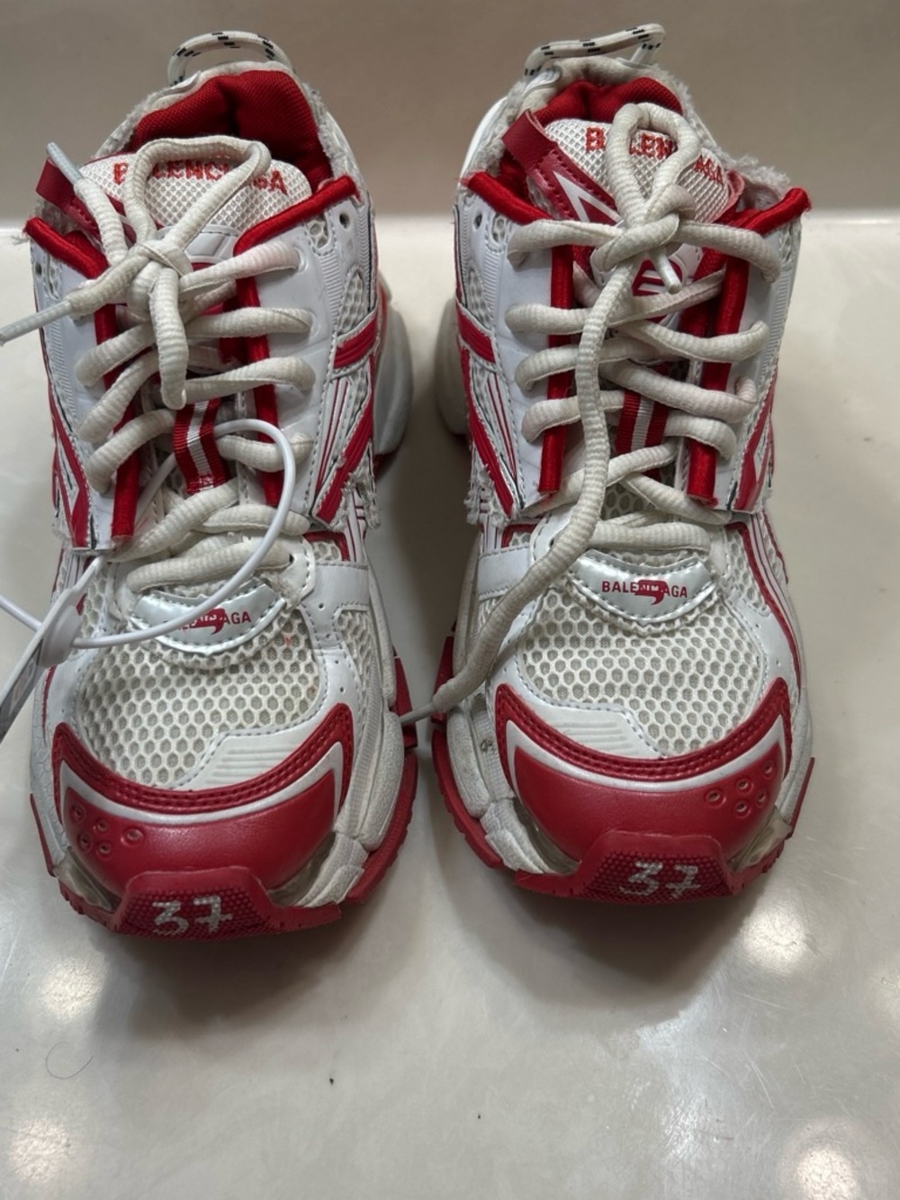 Balenciaga red and white